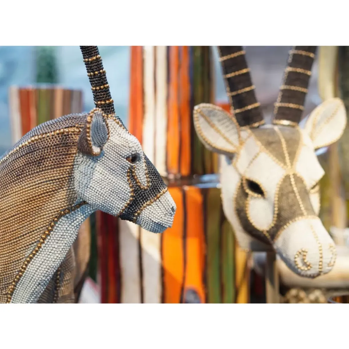 KARE Design Deko Objekt Antelope Head Pearls 79- Deko & Geschenkartikel