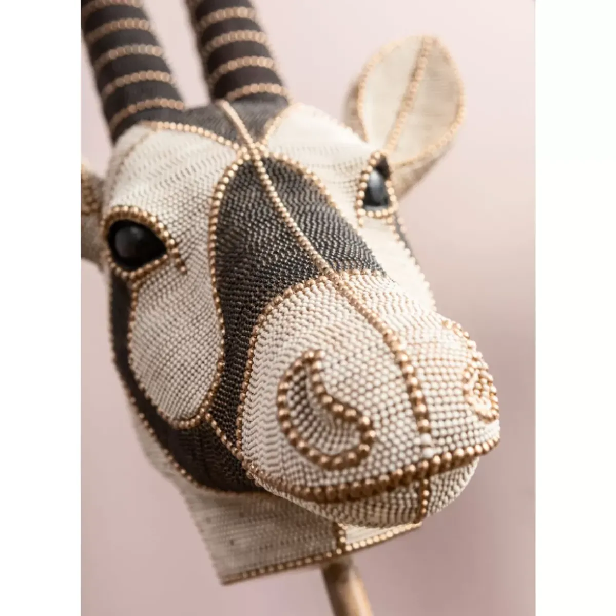 KARE Design Deko Objekt Antelope Head Pearls 124- Deko & Geschenkartikel