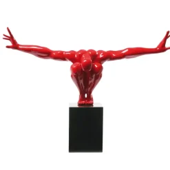 KARE Design Deko Objekt Athlet Rot- Deko & Geschenkartikel