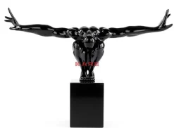 KARE Design Deko Objekt Athlet Schwarz- Deko & Geschenkartikel