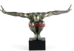 KARE Design Deko Objekt Athlete Xl Antik Grun- Deko & Geschenkartikel