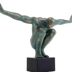 KARE Design Deko Objekt Athlete Xl Antik Grun- Deko & Geschenkartikel