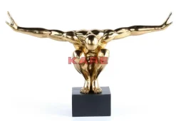 KARE Design Deko Objekt Athlete Xl Gold- Deko & Geschenkartikel