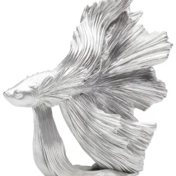 KARE Design Deko Objekt Betta Fish Silber Klein- Deko & Geschenkartikel