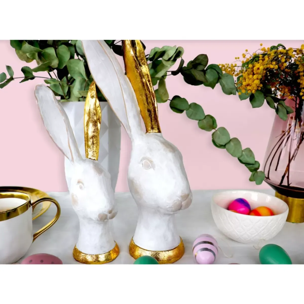 KARE Design Deko Objekt Bunny Gold 30Cm- Deko & Geschenkartikel