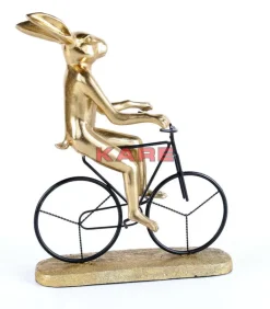 KARE Design Deko Objekt Cyclist Rabbit- Deko & Geschenkartikel