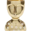 KARE Design Deko Objekt Daisy Head Gold 19Cm- Deko & Geschenkartikel