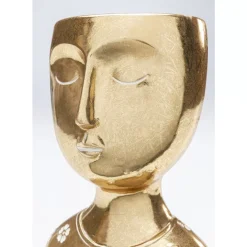 KARE Design Deko Objekt Daisy Head Gold 19Cm- Deko & Geschenkartikel