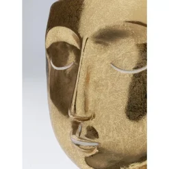 KARE Design Deko Objekt Daisy Head Gold 19Cm- Deko & Geschenkartikel