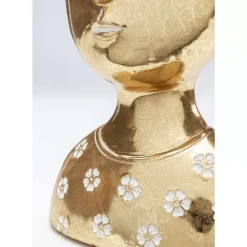 KARE Design Deko Objekt Daisy Head Gold 19Cm- Deko & Geschenkartikel