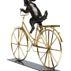 KARE Design Deko Objekt Dog With Bicycle- Deko & Geschenkartikel