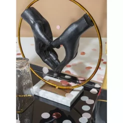 KARE Design Deko Objekt Elements Heart Hand 33,5Cm- Deko & Geschenkartikel