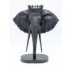 KARE Design Deko Objekt Elephant Royal Schwarz 57Cm- Deko & Geschenkartikel