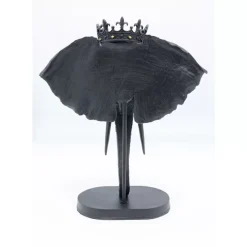 KARE Design Deko Objekt Elephant Royal Schwarz 57Cm- Deko & Geschenkartikel