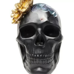 KARE Design Deko Objekt Flower Skull 22Cm- Deko & Geschenkartikel