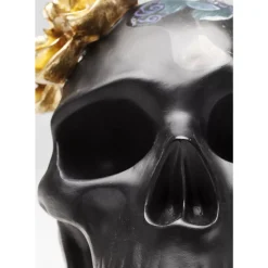 KARE Design Deko Objekt Flower Skull 22Cm- Deko & Geschenkartikel