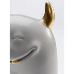 KARE Design Deko Objekt Funny Teeth Grau 15Cm- Deko & Geschenkartikel