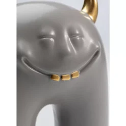 KARE Design Deko Objekt Funny Teeth Grau 15Cm- Deko & Geschenkartikel