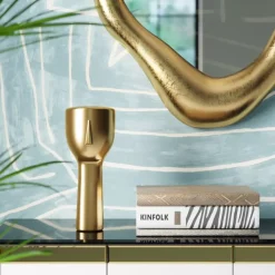 KARE Design Deko Objekt Golden Face 36Cm- Deko & Geschenkartikel