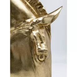 KARE Design Deko Objekt Horse Face Gold 72Cm- Deko & Geschenkartikel