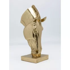 KARE Design Deko Objekt Horse Face Gold 57Cm- Deko & Geschenkartikel