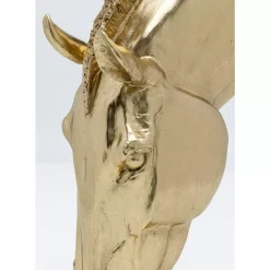 KARE Design Deko Objekt Horse Face Gold 57Cm- Deko & Geschenkartikel