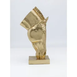 KARE Design Deko Objekt Horse Face Gold 57Cm- Deko & Geschenkartikel