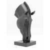 KARE Design Deko Objekt Horse Face Schwarz 57Cm- Deko & Geschenkartikel