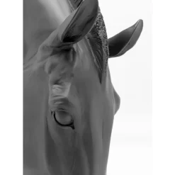 KARE Design Deko Objekt Horse Face Schwarz 57Cm- Deko & Geschenkartikel