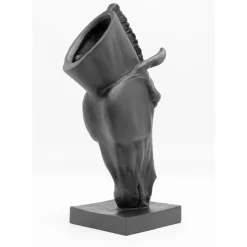 KARE Design Deko Objekt Horse Face Schwarz 57Cm- Deko & Geschenkartikel