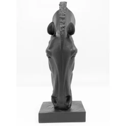 KARE Design Deko Objekt Horse Face Schwarz 72Cm- Deko & Geschenkartikel