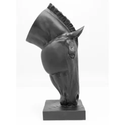 KARE Design Deko Objekt Horse Face Schwarz 72Cm- Deko & Geschenkartikel