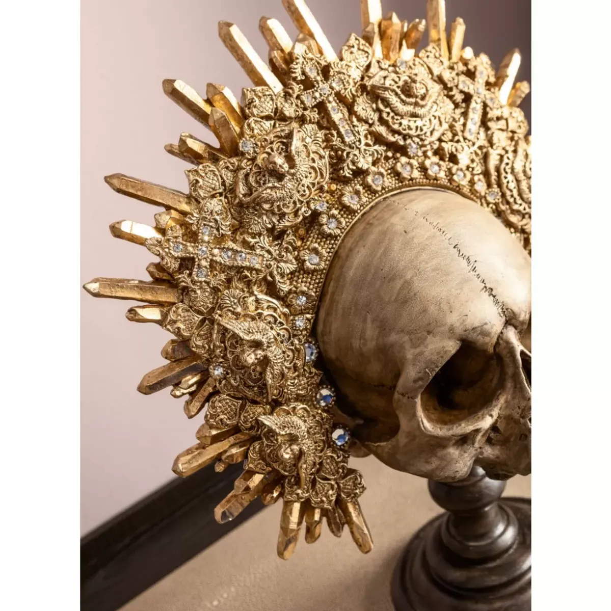 KARE Design Deko Objekt King Skull- Deko & Geschenkartikel