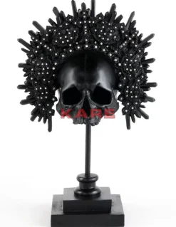KARE Design Deko Objekt King Skull Schwarz- Deko & Geschenkartikel