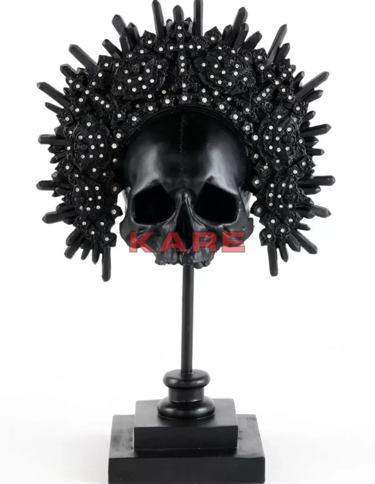 KARE Design Deko Objekt King Skull Schwarz- Deko & Geschenkartikel