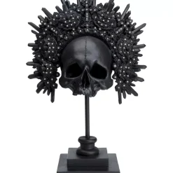 KARE Design Deko Objekt King Skull Schwarz- Deko & Geschenkartikel