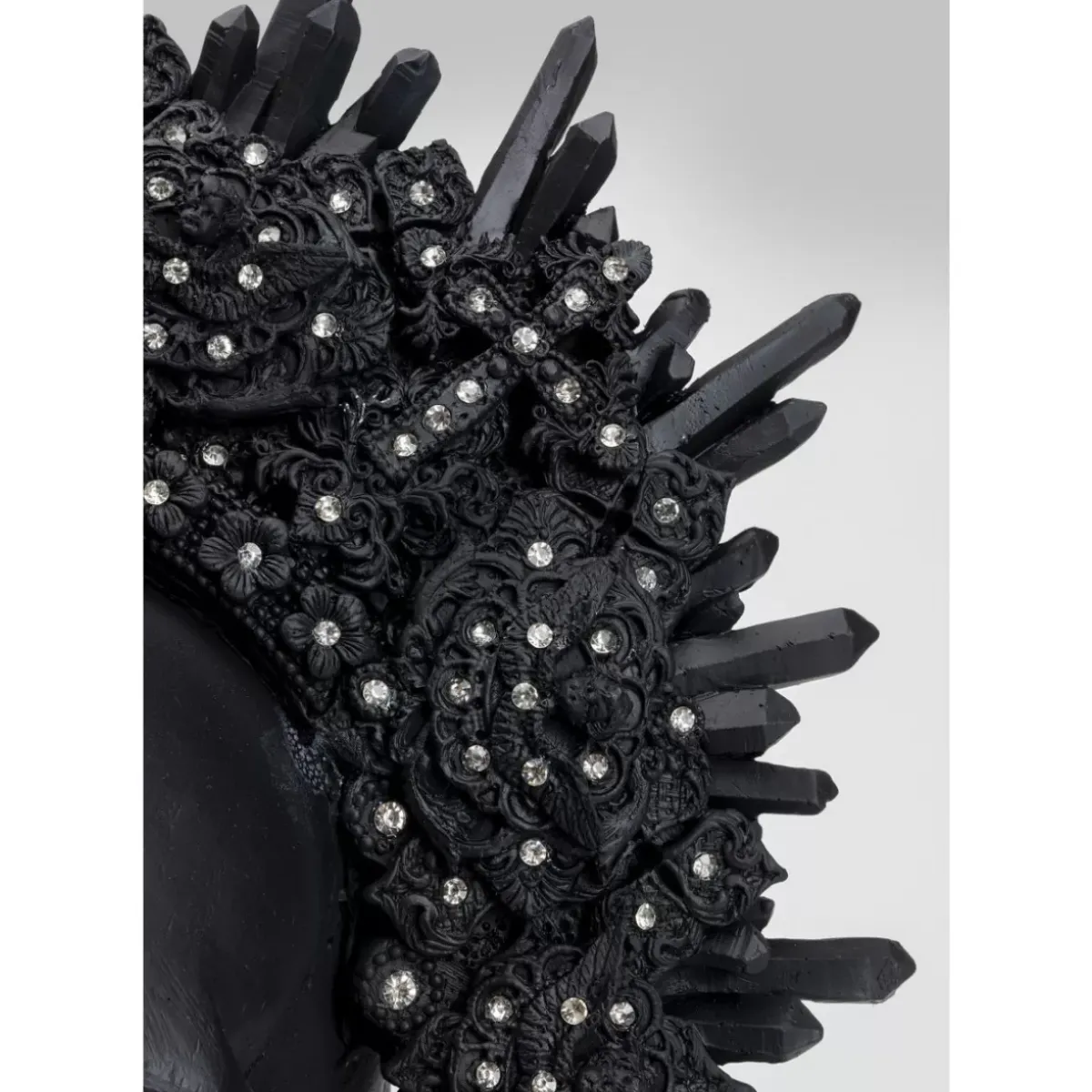 KARE Design Deko Objekt King Skull Schwarz- Deko & Geschenkartikel