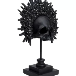 KARE Design Deko Objekt King Skull Schwarz- Deko & Geschenkartikel