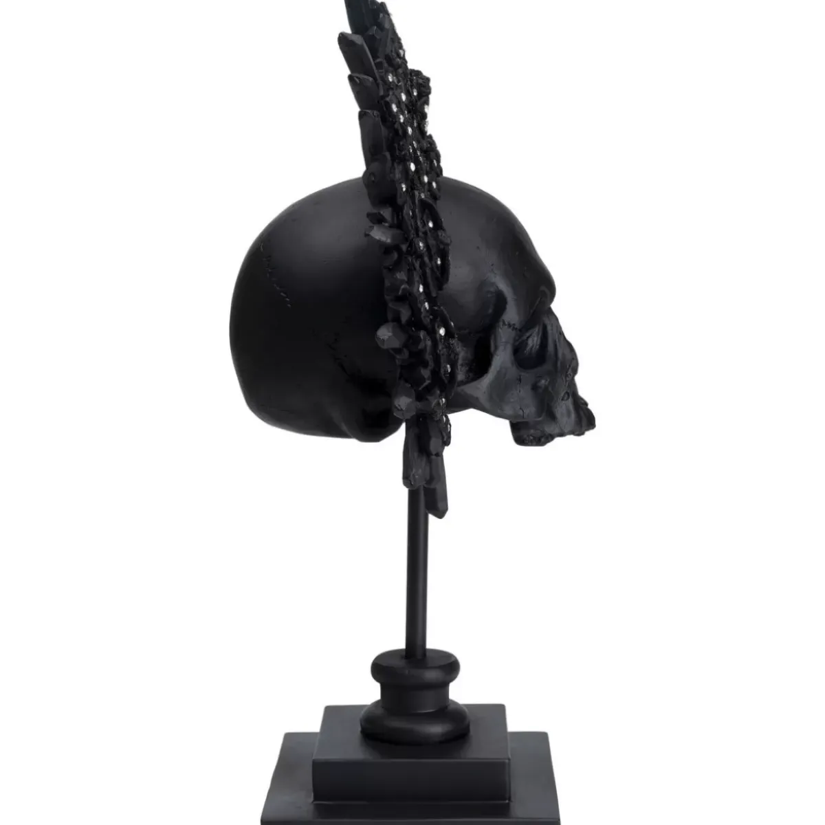 KARE Design Deko Objekt King Skull Schwarz- Deko & Geschenkartikel