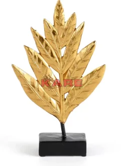 KARE Design Deko Objekt Leaves Gold 15Cm- Deko & Geschenkartikel