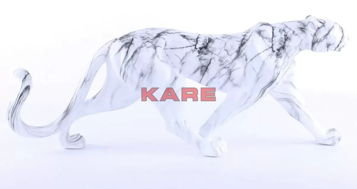 KARE Design Deko Objekt Leopard Marble 129Cm- Deko & Geschenkartikel