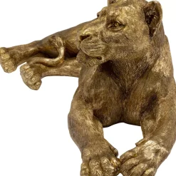 KARE Design Deko Objekt Lion Gold 113Cm- Deko & Geschenkartikel