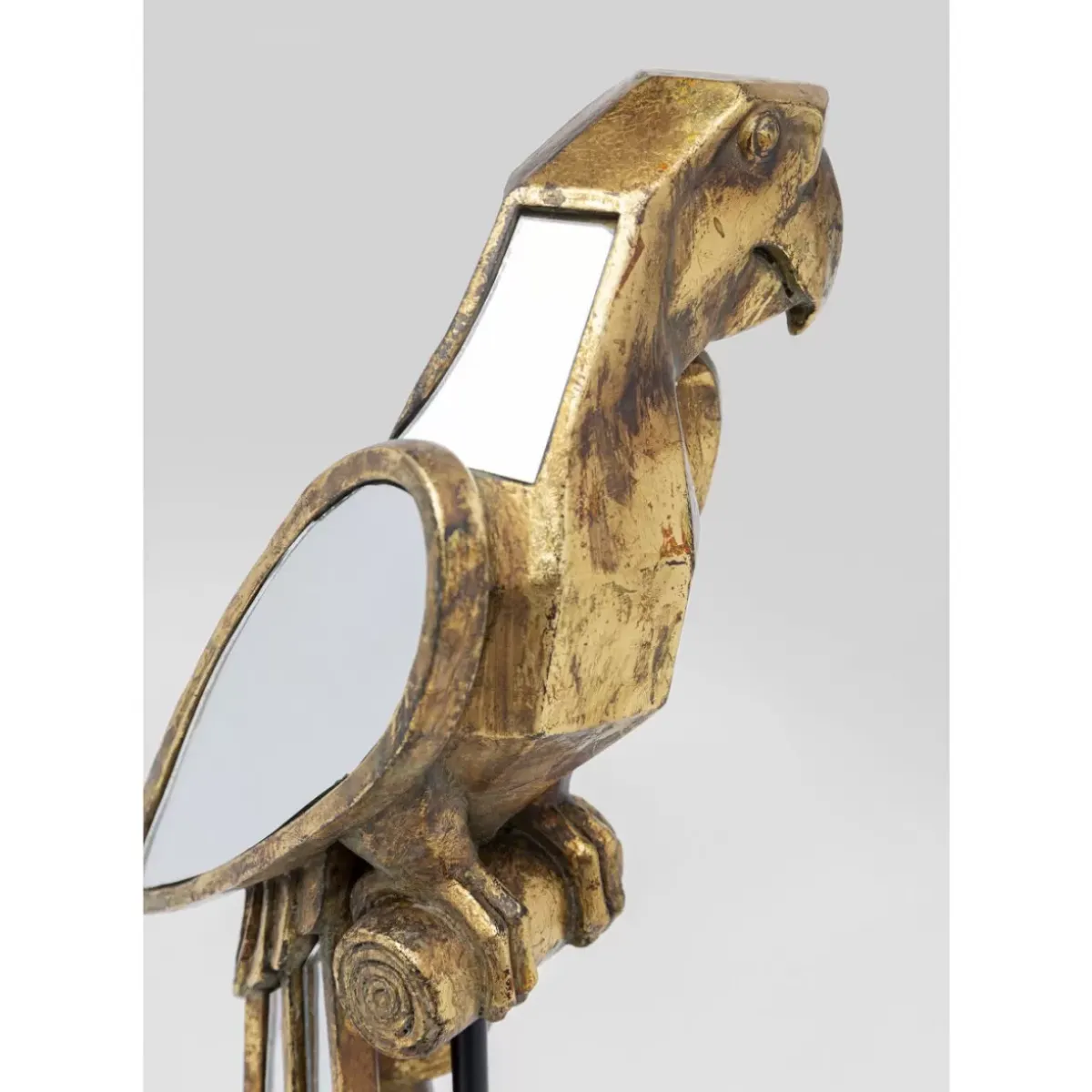 KARE Design Deko Objekt Mirrored Parrot- Deko & Geschenkartikel