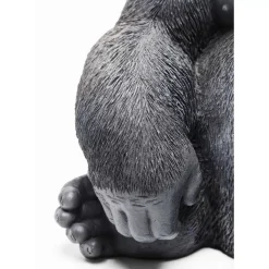 KARE Design Deko Objekt Monkey Gorilla Side Medium Schwarz- Deko & Geschenkartikel