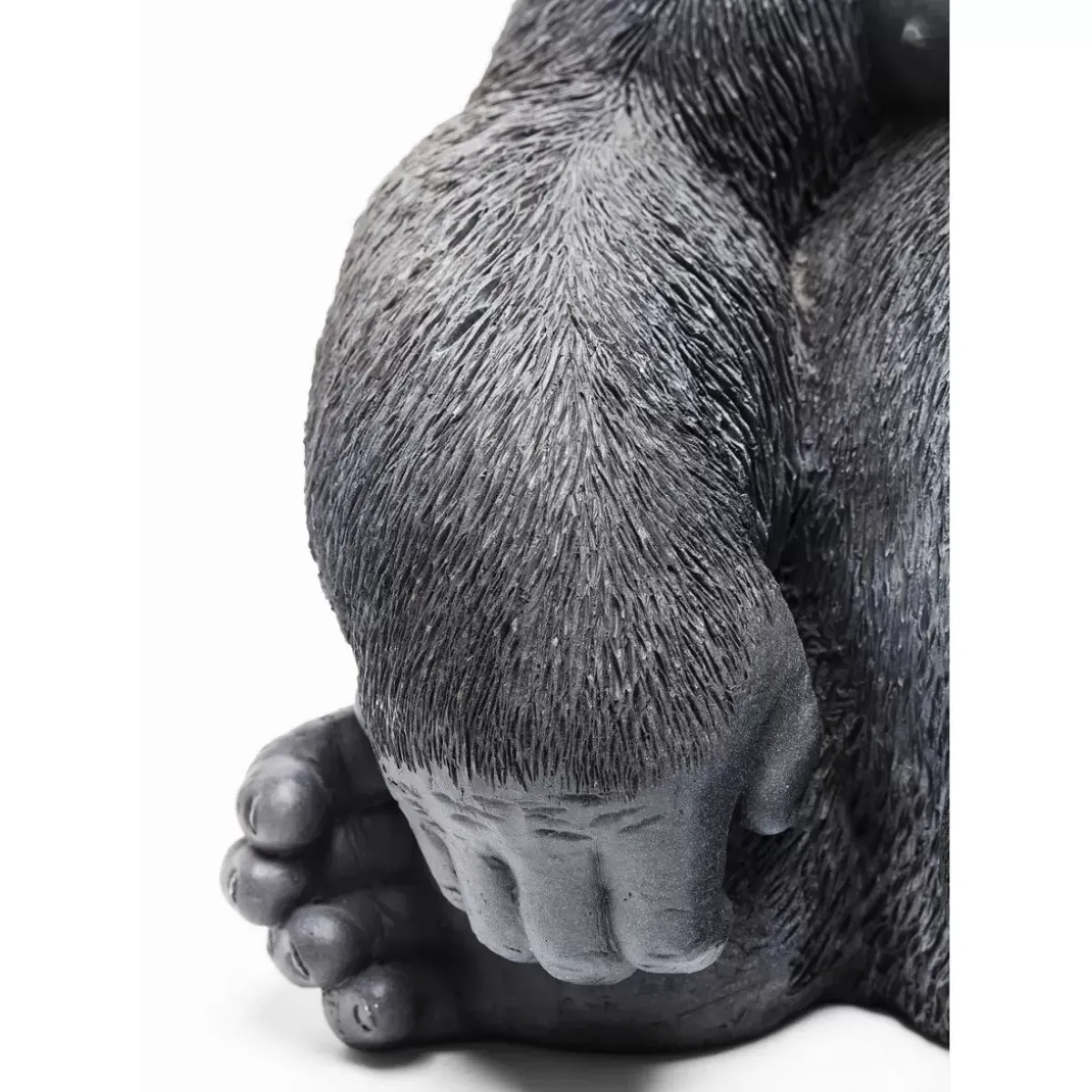 KARE Design Deko Objekt Monkey Gorilla Side Medium Schwarz- Deko & Geschenkartikel