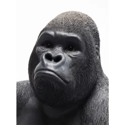 KARE Design Deko Objekt Monkey Gorilla Side Medium Schwarz- Deko & Geschenkartikel