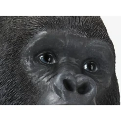 KARE Design Deko Objekt Monkey Gorilla Side Medium Schwarz- Deko & Geschenkartikel