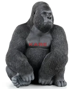 KARE Design Deko Objekt Monkey Gorilla Side Xl Schwarz- Deko & Geschenkartikel