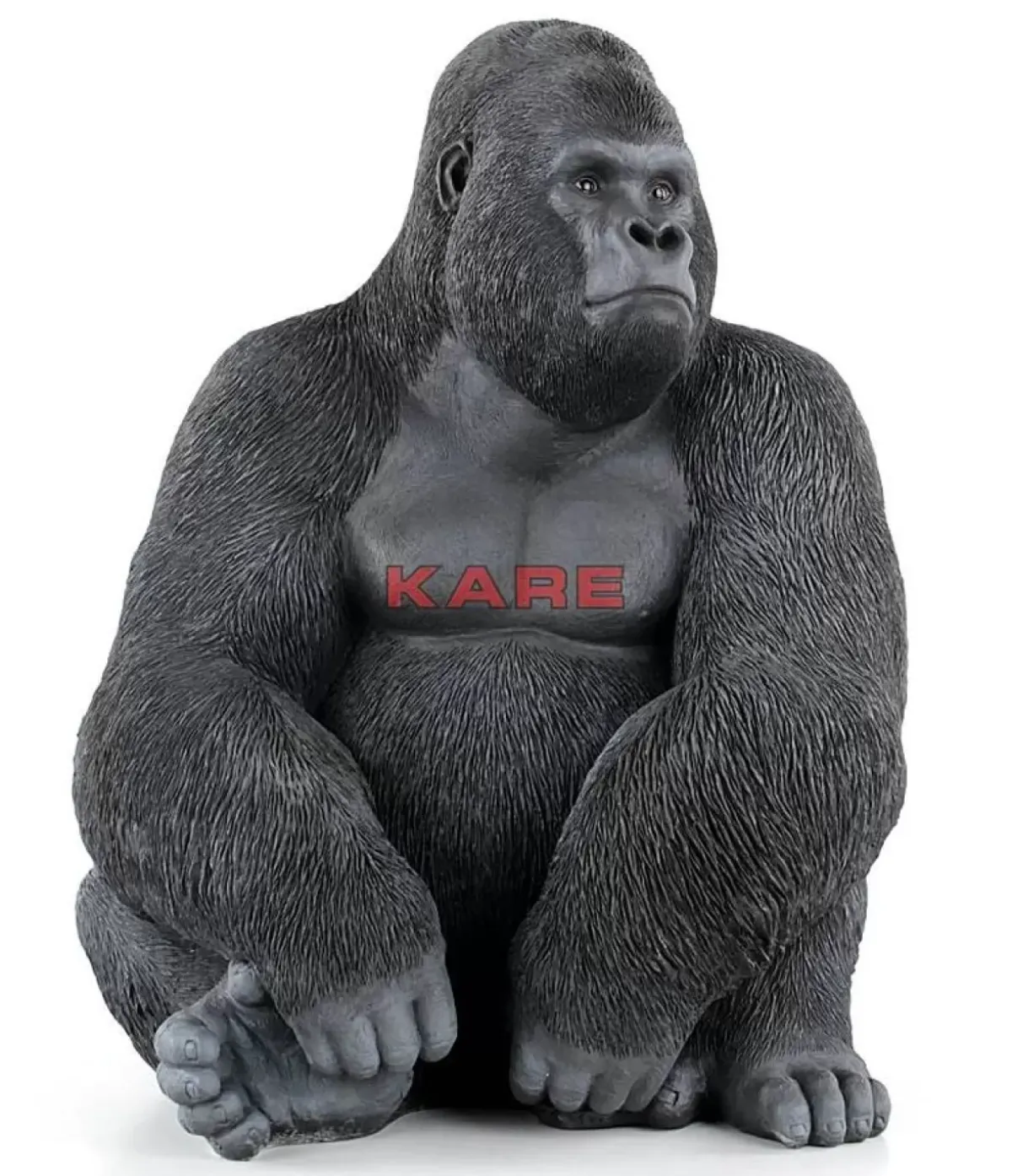KARE Design Deko Objekt Monkey Gorilla Side Xl Schwarz- Deko & Geschenkartikel