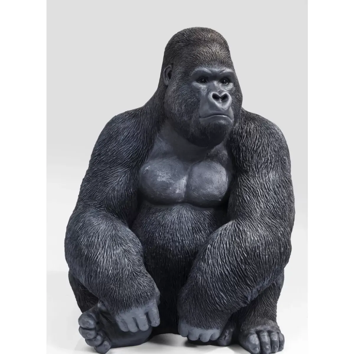 KARE Design Deko Objekt Monkey Gorilla Side Xl Schwarz- Deko & Geschenkartikel